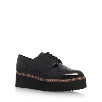 Carvela Black 'Lucid' flat lace up shoes
